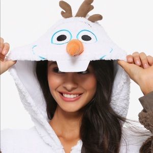 🌿NWT Cozy Olaf Adult Onsie/Union Suit Frozen 1&2